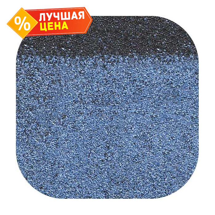 Коньково-карнизная черепица Katepal Rocky Черно-синий 3 м2