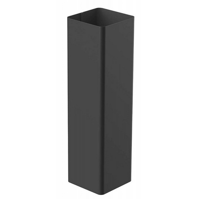 Труба (3м.) STAL2, 125/80 мм, цвет Графит, Galeco